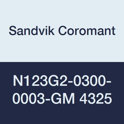 Е sandvik Coromant, N123G2-0300-0003- GM 4325, Плоча CoroCut 1-2 за подслушване на канали, Твердосплавная, Неутрален