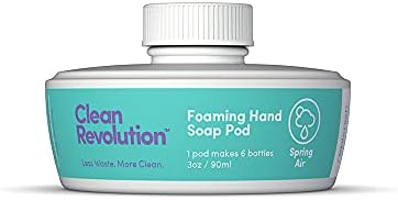 Чиста революция - От една пенящейся капсули за сапун за ръце с аромат на пролетния въздух се получава 6 бутилки