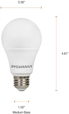Крушка LEDVANCE Sylvania Ultra LED A19, което е еквивалента на 100 W, ЕФЕКТИВНОСТ 16 Вата, на 13 години, С регулируема