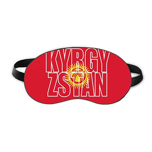 Името на Хартата на страната Киргизстан Защитно Облекло За сън Мека Нощна Превръзка На Очите Козирка