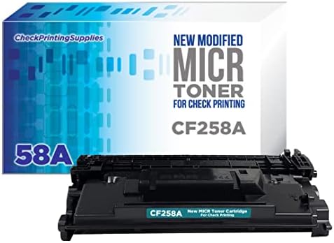 CheckPrintingSupplies Нов Модифициран тонер касета OEM CF258A MICR за използване принтери HP Laserjet M404 за