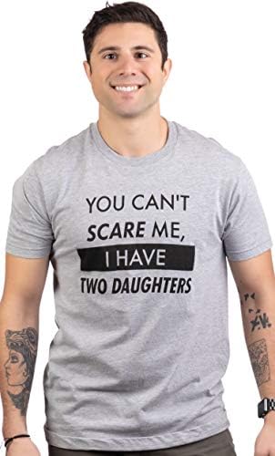 Ти не можеш да ме плаши, имам дъщеря | Мъжка тениска Със Забавна баща и Сладък виц