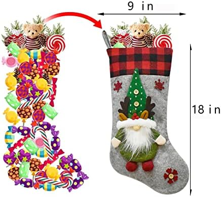 Коледни Чорапи ROGENA, Коледни Чорапи, 3 Опаковки, Коледни Украси за Дома, коледа, Коледни Украшения във формата