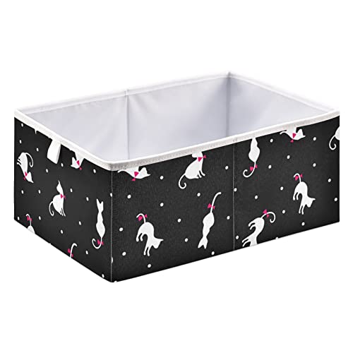 Сладък Котка, Черен Куб, Кутия за съхранение, Сгъваеми кутии за съхранение, Водоустойчив кош за играчки, органайзер