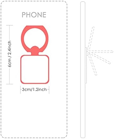 Заключване На Клоун Увеселителен Парк Черен Контур Квадратно Пръстен За Мобилен Телефон Поставка Притежателя