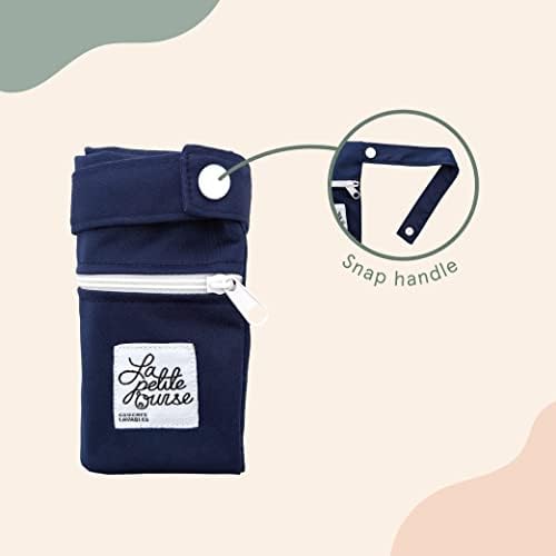Чанти La Petite Ourse за влажна сушене с цип и окачен на лента, Миещи, за Многократна употреба, Водоустойчив,