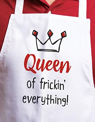 Представете Си Дизайн Сравнително Забавна Кралица От Всичко На Света! Престилка от тежкото памук