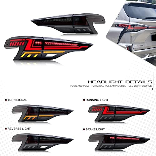 led задни Светлини inginuity time и Междинна лампа за Toyota Sienna 2021 2022 2023 Анимация стартиране Сериен