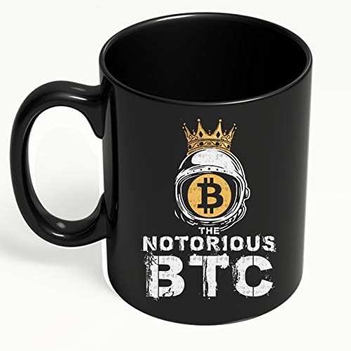 Начална Страница Подаръци Merch Bitcoin Mugs Печално Известни Подаръци БТК Crown За Чаши Черно кафе