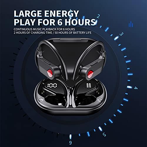 Безжични слушалки TANGEMPIRE Bluetooth 5.3 Спортни Слушалки Безжични слушалки с заушниками Безжични Слушалки