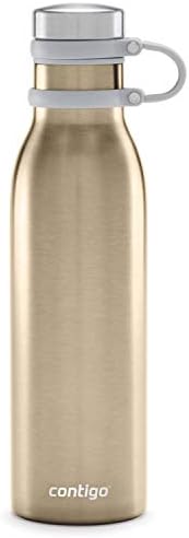 Бутилка за вода Contigo Couture THERMALOCK с вакуумна изолация от Неръждаема Стомана, 20 грама, Прозрачна Chardonay
