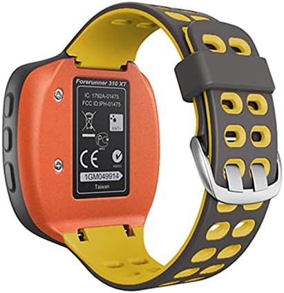 MURVE Цветни спортен силиконов каишка за часовник Garmin Forerunner 310XT, взаимозаменяеми каишка за часовник