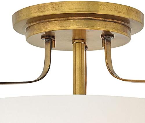 Тавана лампа Hinkley Харпър 3641HB Среден размер с подово монтиране - Елегантен, В ретро стил - Стар месинг