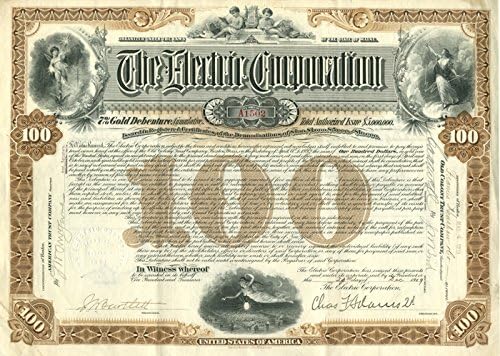 Electric Corporation - 1000 или 100 щатски долара - облигации