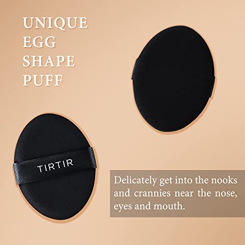 TIRTIR Mask Fit Cushion 23N Пълнител за пясък 0,63 унция (18 г) 72-Часова Силен Тонален крем за пълно покритие