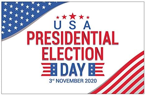 БАНЕР БЪЗ MAKE IT VISIBLE В Деня на Президентските избори в САЩ на 3 ноември 2020 Винил Банер на Кампанията