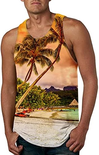 Мъжки Хавайски Ризи и Блузи, Класически Тениска, Мъжки Основни Тениски, Потници, Ризи Slim Fit, Мъжки Стръмни