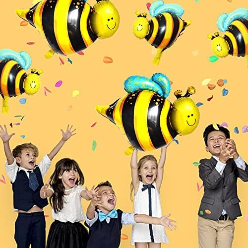 BIEUFBJI Голяма Пчела Балони от Алуминиево Фолио 10 бр Пчелен Балон От Алуминиево Фолио Пчелен Балон Пролетен