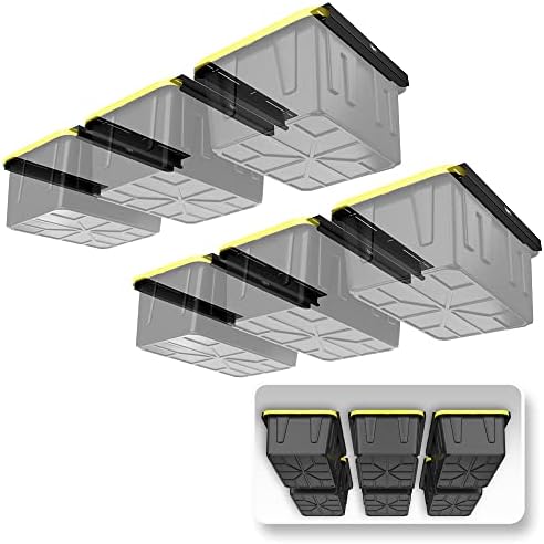 Висящи рафтове Koova на шест чекмеджета | Висящи рафтове за гараж, съхранение, инсталиране на тавана с регулируема