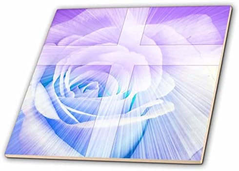 Триизмерна лавандово-лилава и синя градиент роза отблизо с кристиан x ' s (ct_353577_1)