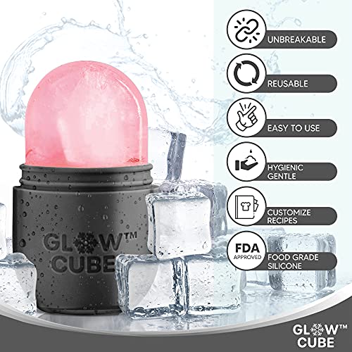 Ледена валяк Glow Cube за лицето, очите и шията, осветляющий кожата и придающий й естествен блясък / Множество