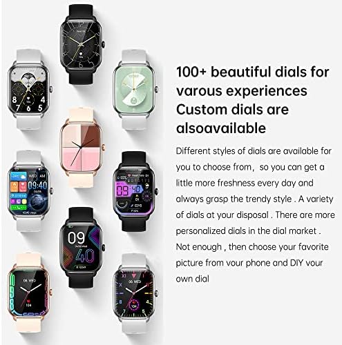 Docooler Смарт часовници Full Touch за телефони с Android и iOS, Съвместими (Отговор /осъществяване на повикване)