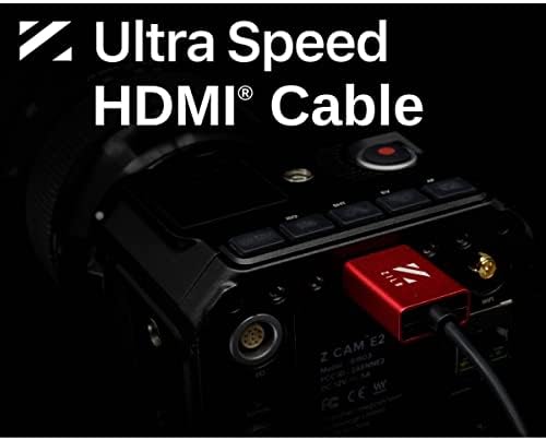 Високоскоростен достъп до ултра тънък кабел HDMI 2.1 ZILR 8K 45 см /17,7 Type-A-Type-A с надеждна заключване,