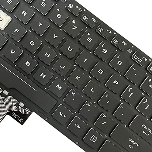 Клавиатура за лаптоп Huasheng Suda САЩ с осветление, Подмяна на ASUS TUF Gaming FX505D FX505DY FX505DD FX505DT
