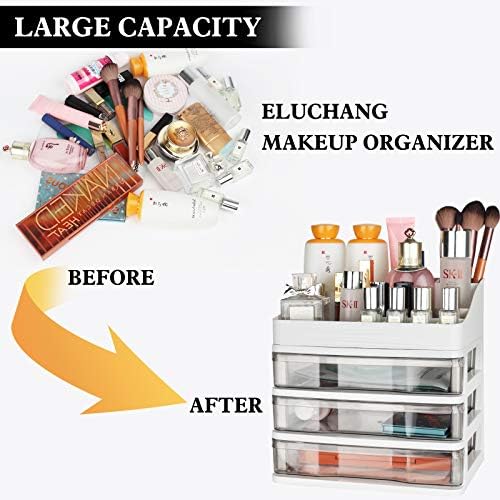 ELUCHANG Cosmetics Органайзер за грим Съхранение: 9,6 Отделяемые Организаторите за грим и съхранение с чекмеджета