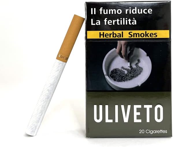 Билкови цигари UL без тютюн и никотин (апликации ягоди, 1 опаковка по 20 броя)