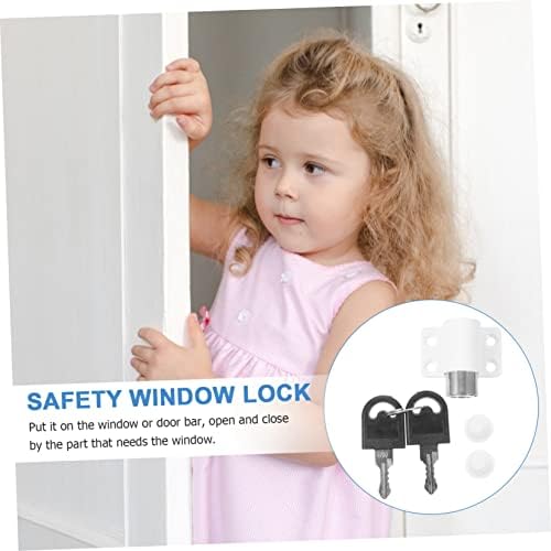 Защитно Заключване OSALADI Предпазни Ключалки за детски шкаф с алуминиева Дограма, Брави за защита на деца Детски