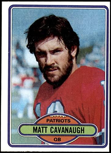 1980 Topps 99 Мат Cavanaugh Патриотите на Нова Англия (Футболна карта) VG/БИВШ Патриоти Питсбърг