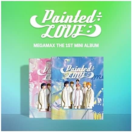 MEGAMAX Painted ÷Love: на 1-во мини-албум, комплект от 2 версии на CD + 72p Книга + 1p Фотокарточка + 1p Картичка
