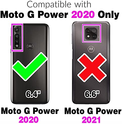 Asuwish е Съвместим с калъф Moto G Power 2020 и защитно фолио от закалено Стъкло, Аксесоари за мобилни Телефони,