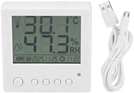 WXYNHHD Дигитален Влагомер Вътрешен Термометър, Влага Стайна температура с Рядка Екран