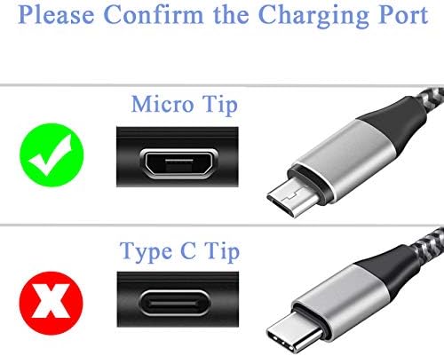 3 Опаковки От 10 Крак на Микро-Зарядно USB Кабел за данни, За Смяна на Зарядно Кабел Samsung Tablet Galaxy Tab