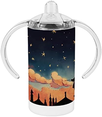 Nouvolgo Сладко Design Sippy Cup - Cartoony Дизайн На Детски Чаши За Пиене - Илюстрация На Чаша За Пиене