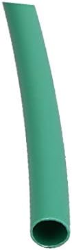 Polyolefin пожароустойчива тръба X-DREE с вътрешен диаметър 2 м 0,08 инча Зелен цвят за ремонт на кабели (Tubo