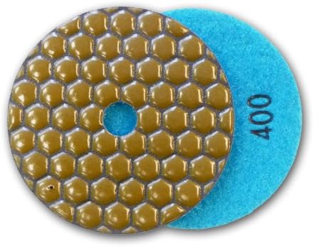 Toolocity DPP5SETB 5-Инчови дискове за сухо диамант полиране Shine-Plus Black Buff, комплект от 8