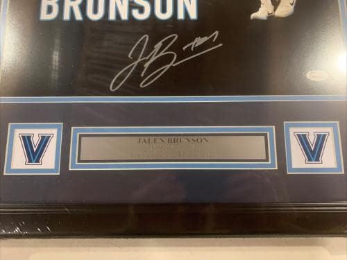 Джален Brunson подписа автограф Виланова 16x20 снимка в рамка JSA - Снимки на НБА с автограф