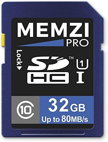 Карта памет MEMZI PRO 32GB Class 10 80 MB/SDHC карта за цифров фотоапарат от серията на Olympus Tough
