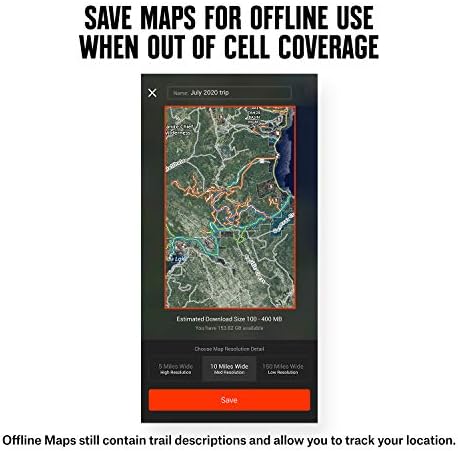 Приложение onX Offroad: абонамент на цифровата карта на всички 50 щата за телефон, таблет и компютър с отворени