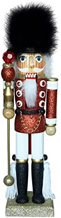 Эсквирла Дървена Лешникотрошачката Войници Коледни Фигурки Играчка Празнична Цветна Ръчно Изработени