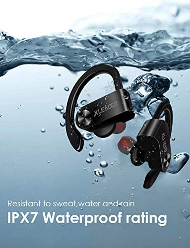 Спортни Безжични Слушалки XLEADER Sport3 Pro Bluetooth Слушалки на ушите с led дисплей, Калъф за зареждане,
