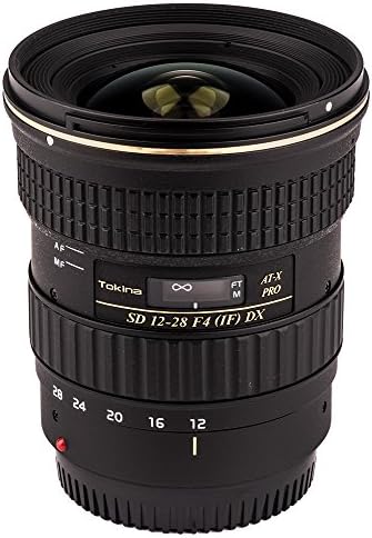 Обектив Tokina ATXAF128DXC 12-28 мм f/4.0 Pro APS-C за Canon, черен
