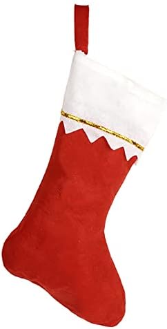 Празничен Състав на Сувенири, Декорация Висулка Подаръци 15 инча Коледа Камина За Тепане САМ Червен за Коледни