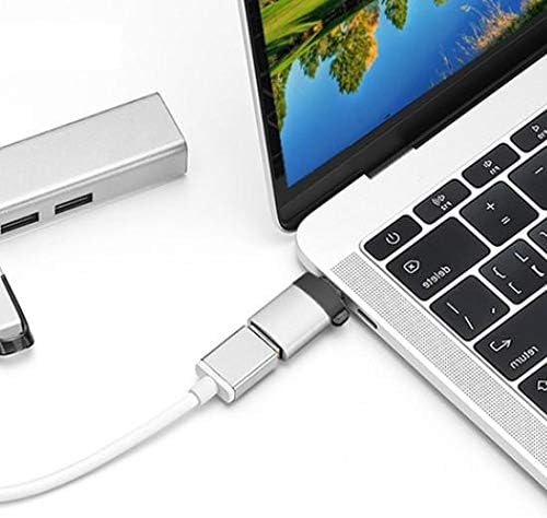 Кабел за DT Research LT320 (кабел от BoxWave) - портменеджер USB Type-C (2 комплекта), преносим ключодържател