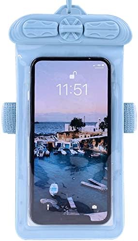 Калъф за телефон Vaxson, Съвместим с водоустойчив калъф Oppo A17 Dry Bag [Без защитно фолио за екрана] Син