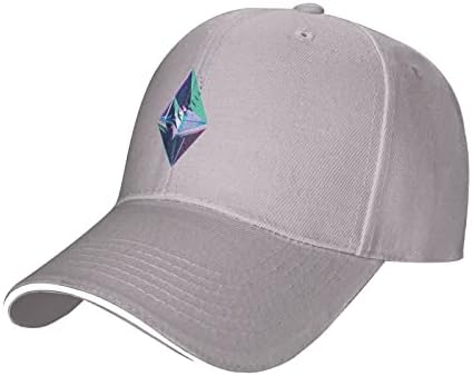Бейзболна шапка С логото на Ethereum Мъжка Шапка Casquette Моющаяся Регулируема Дамска Шапка за Татко