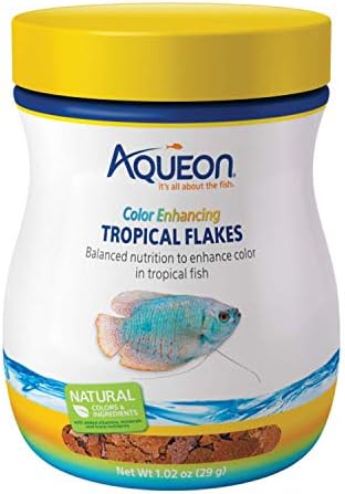 Aqueon Tropical Flakes Color, подобряване на цвят 2,29 грама.